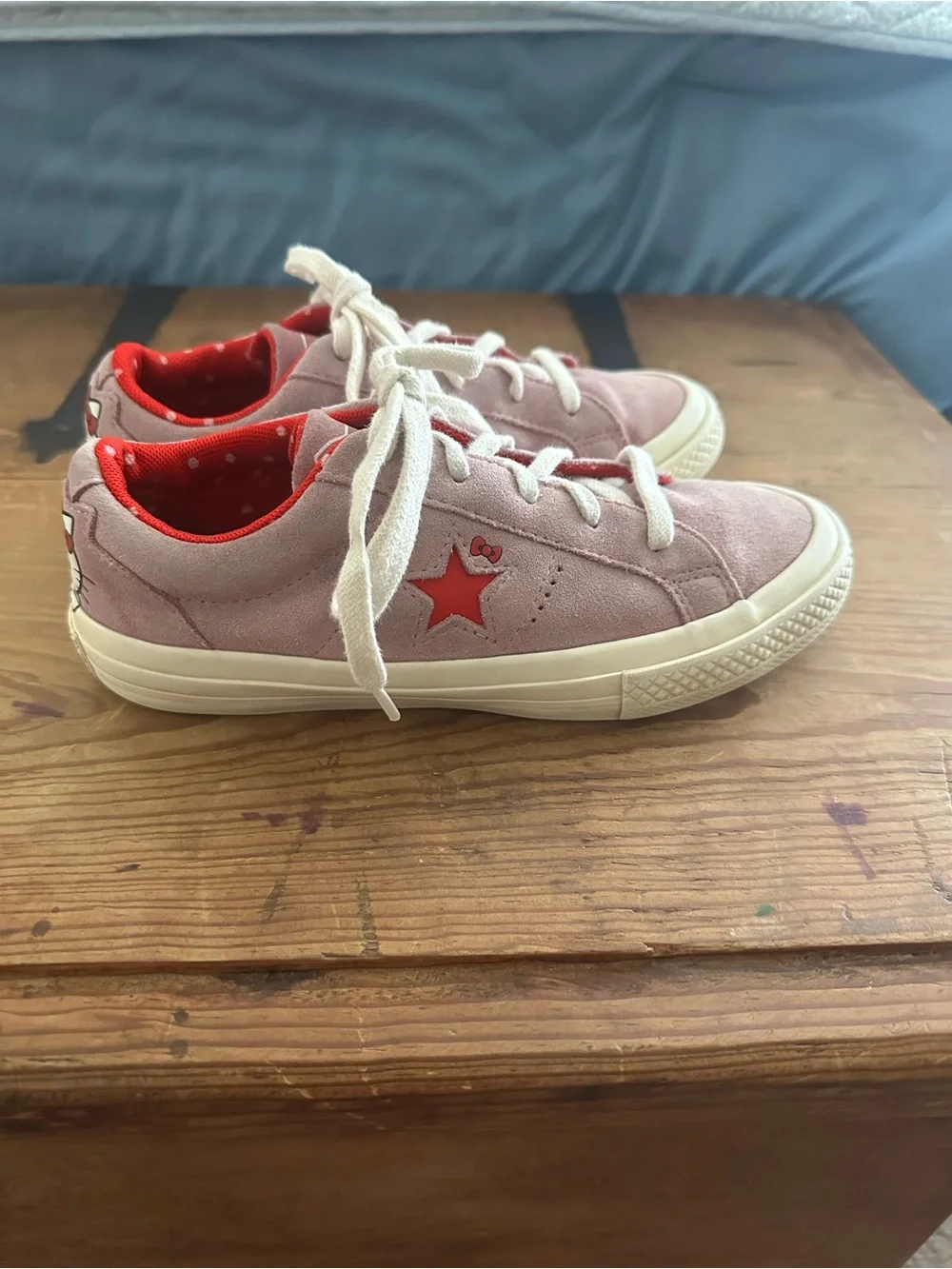 Girls Converse Hello Kitty Sneakers